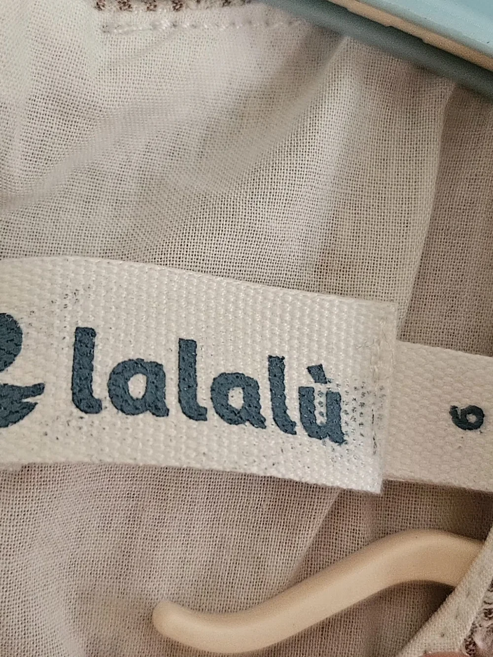 ​Lalalù Italy Girls Floral Embroidered Seersucker Dress Sz 6a Cottagecore